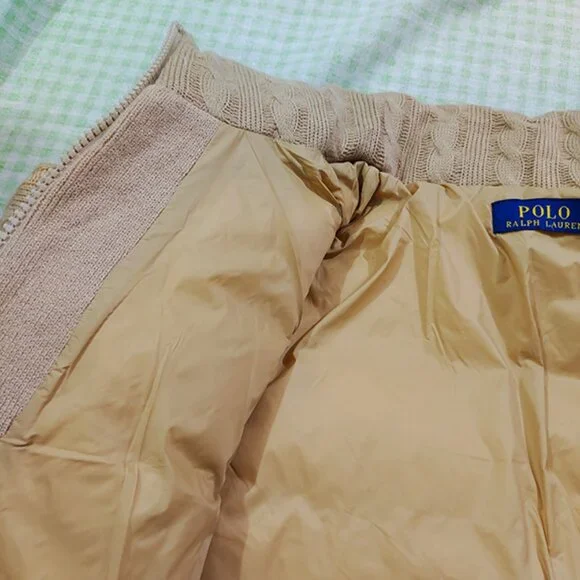 Polo Ralph Lauren Women's Cable-Quilted Wool-Cashmere Jacket - Picture 10 of 11